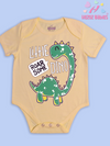 YELLOW LITTLE DINO ONESIE