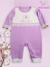 ROMPER -LACE WITH  ROUND PRINT