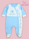 ROMPER ROUND FLOWER - BLUE