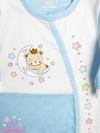 BLUE  ROMPER- BEAR STAR