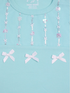 SEQUIN LACE WITH BOW