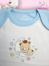 BLUE  ONESIE- BEAR STAR