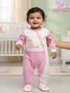 BOW BEAR DOT PRINT - PINK