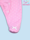 DOT PRINT WITH BOWS - PINK