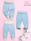 BLUE  ONESIE SET - BEAR STAR