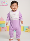 ROMPER -LACE WITH  ROUND PRINT