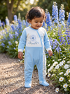 ROMPER ROUND FLOWER - BLUE