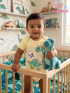 YELLOW LITTLE DINO ONESIE