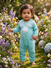 ROMPER  BIG FLOWER WITH LACE