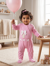 DOT PRINT WITH BOWS - PINK