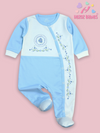 ROMPER ROUND FLOWER - BLUE