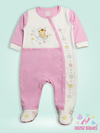 PINK ROMPER- BEAR STAR