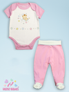 PINK ONESIE SET - BEAR STAR