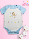 BLUE  ONESIE- BEAR STAR