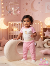PINK ONESIE SET - BEAR STAR